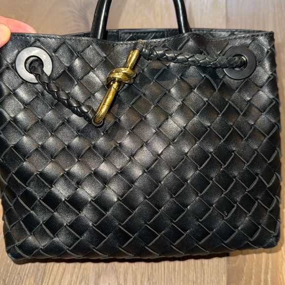 Preloved Small Andiamo Bottega Veneta Leather Handbag - Picture 3 of 17